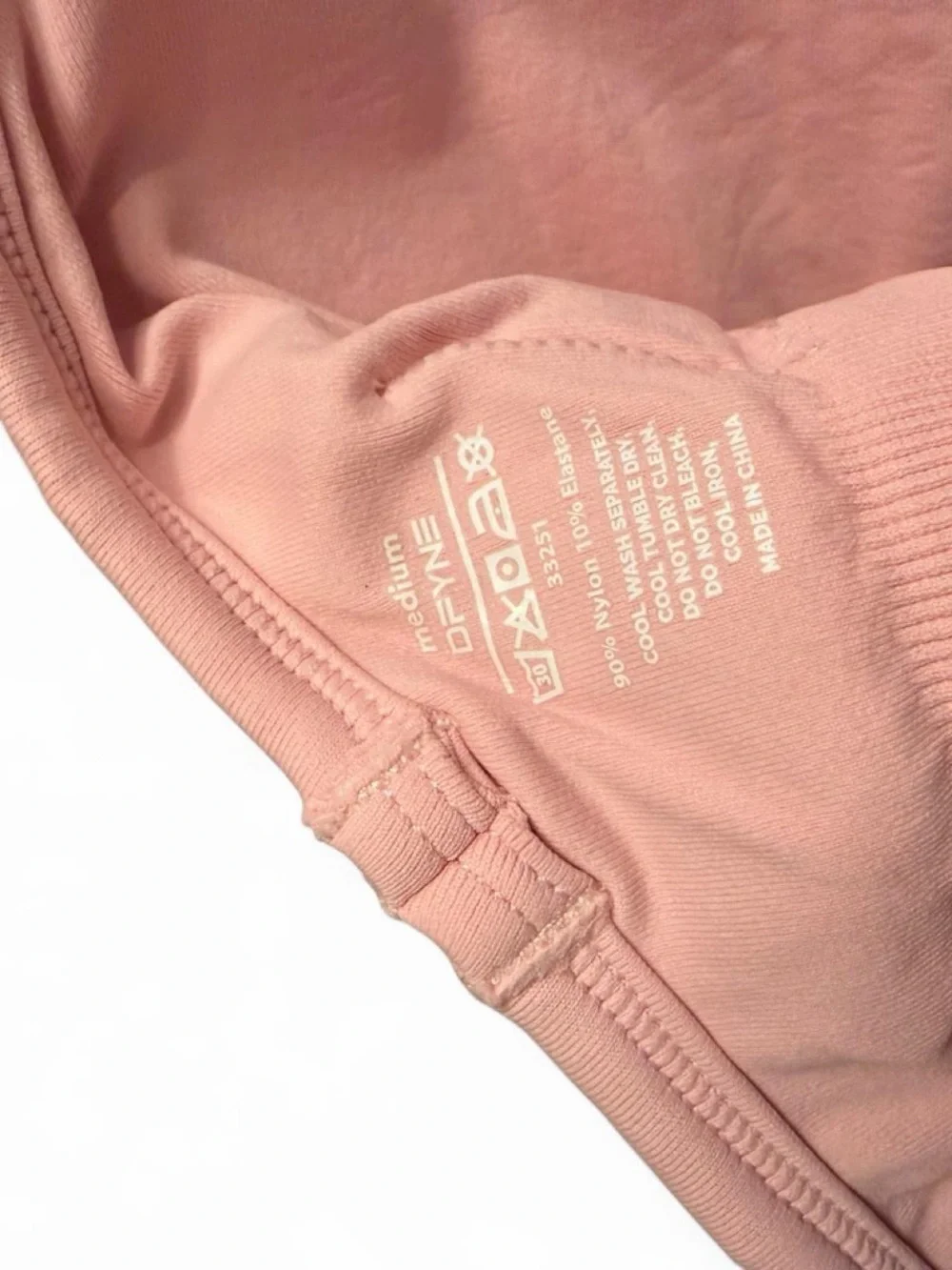 DFYNE Seamless Scoop Sports Bra & High-Waist Shorts Set — Dusty Rose